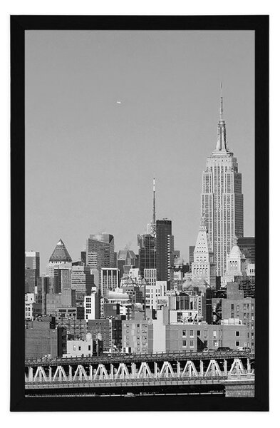 Poszter varázslatos New York fekete-fehérben