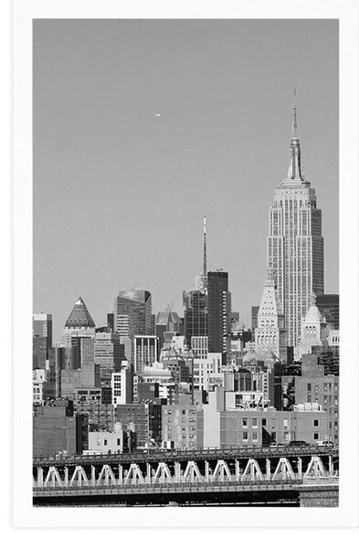 Poszter varázslatos New York fekete-fehérben