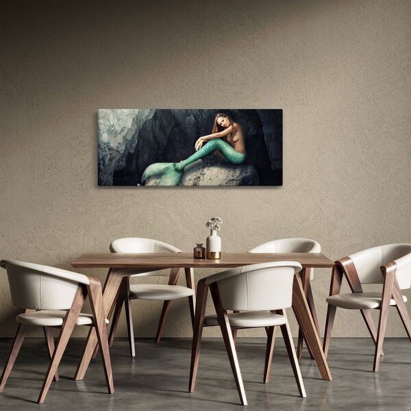 Kép - Hableány a sziklán (120x50 cm)