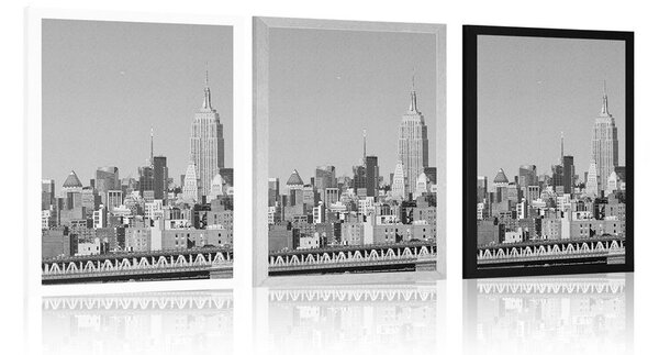 Poszter varázslatos New York fekete-fehérben