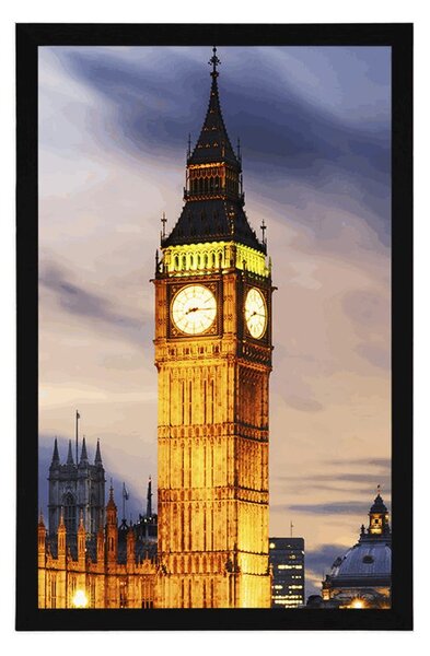 Big Ben éjszakai poszter Londonban