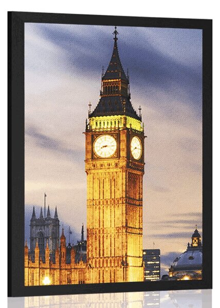 Big Ben éjszakai poszter Londonban