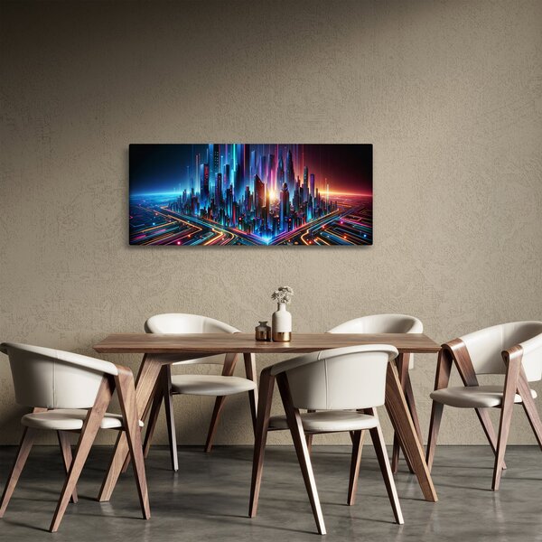 Kép - A jövő városa (120x50 cm)