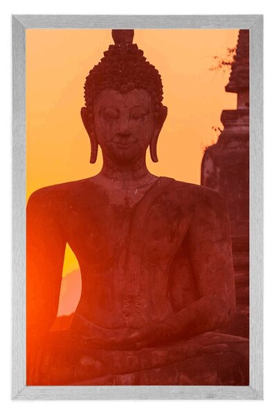 Poszter Buddha kövek közelében