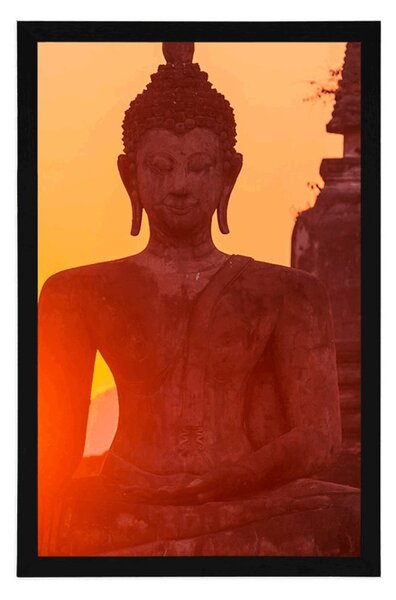 Poszter Buddha kövek közelében