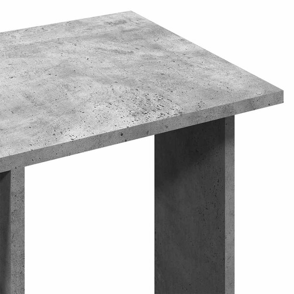 Betonszürke szerelt fa ruhásszekrény kerékkel 102 x 38 x 110 cm