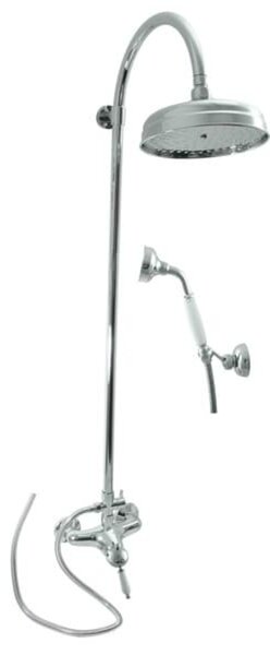 Zuhany csaptelep RAV SLEZÁK LABE zuhanyszettel együtt 150 mm króm L581.53