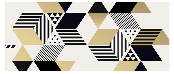 Kép - Geometriai formák N⁰1 (120x50 cm)