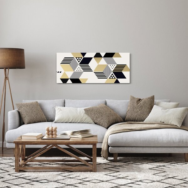 Kép - Geometriai formák N⁰1 (120x50 cm)