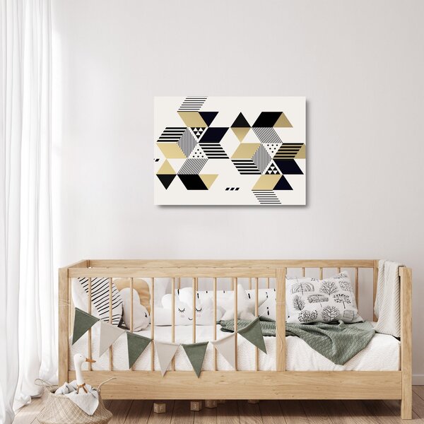 Üveg kép - Geometriai formák N⁰1 (70x50 cm)