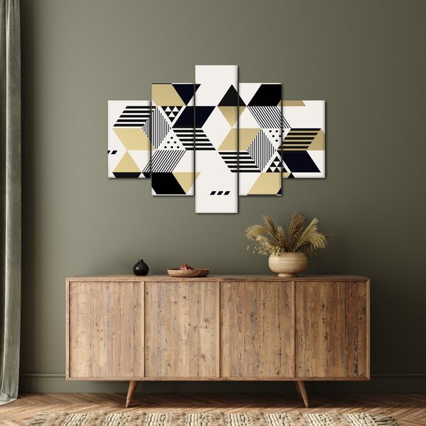 Kép - Geometriai formák N⁰1 (150x105 cm)