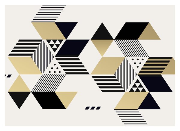 Üveg kép - Geometriai formák N⁰1 (70x50 cm)