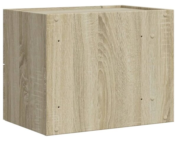 2 db sonoma tölgy színű fali éjjeliszekrény 45 x 30 x 35 cm