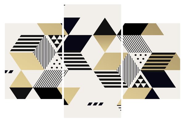 Kép - Geometriai formák N⁰1 (90x60 cm)
