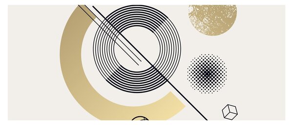 Kép - Geometriai formák N⁰2 (120x50 cm)