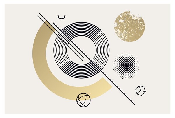 Kép - Geometriai formák N⁰2 (90x60 cm)
