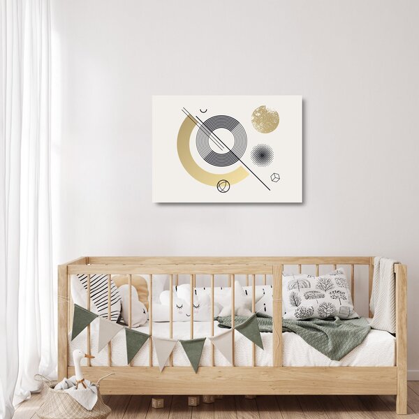Üveg kép - Geometriai formák N⁰2 (70x50 cm)