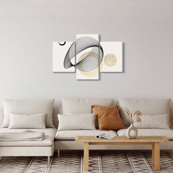 Kép - Geometriai formák N⁰3 (90x60 cm)