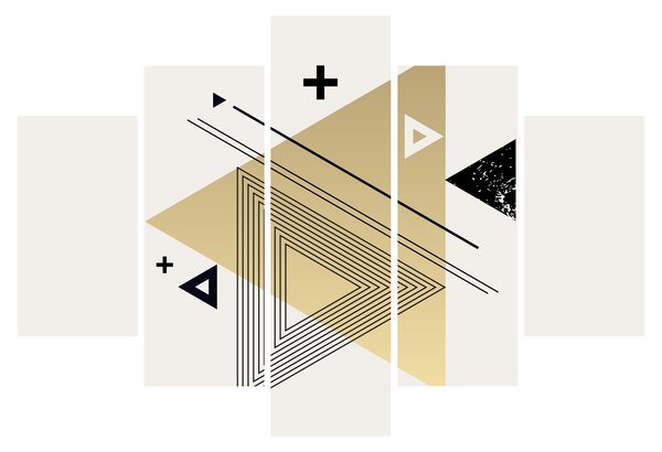Kép - Geometriai formák N⁰4 (150x105 cm)