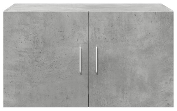 Betonszürke szerelt fa faliszekrény 70 x 42,5 x 40 cm