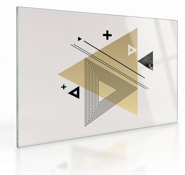 Üveg kép - Geometriai formák N⁰4 (70x50 cm)