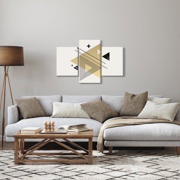 Kép - Geometriai formák N⁰4 (90x60 cm)