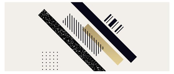 Kép - Geometriai formák N⁰5 (120x50 cm)