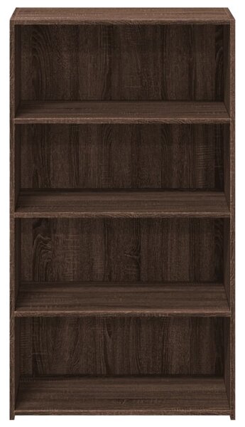 Barna tölgy színű szerelt fa magasszekrény 70 x 41 x 124 cm