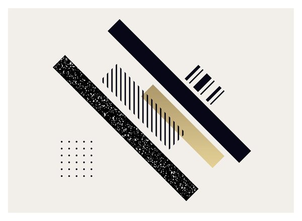 Kép - Geometriai formák N⁰5 (70x50 cm)