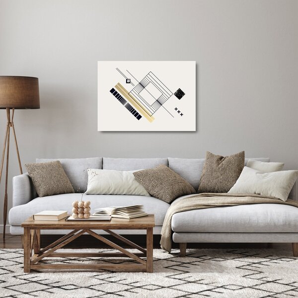 Üveg kép - Geometriai formák N⁰6 (70x50 cm)