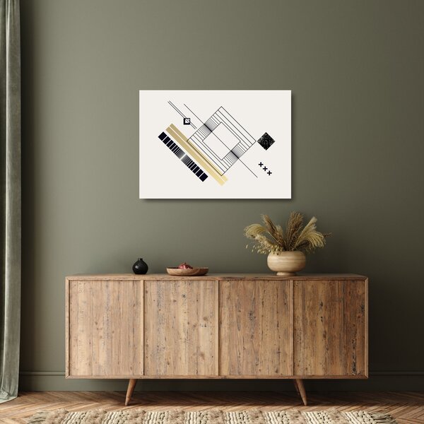 Üveg kép - Geometriai formák N⁰6 (70x50 cm)