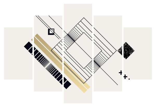 Kép - Geometriai formák N⁰6 (150x105 cm)