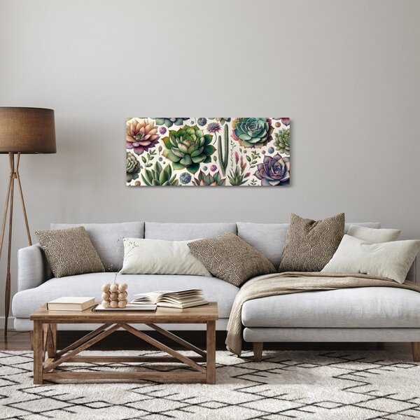 Kép - Pozsgás növények (120x50 cm)