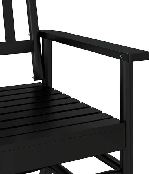 Fekete tömör nyárfa hintapad 118 x 70 x 104,5 cm