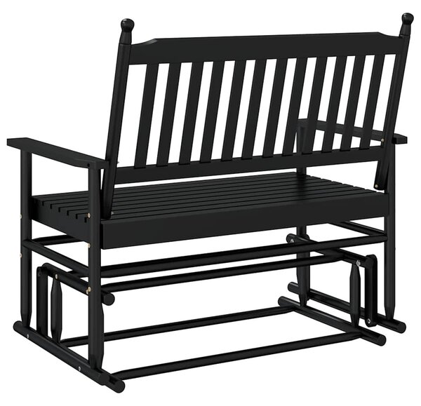 Fekete tömör nyárfa hintapad 118 x 70 x 104,5 cm