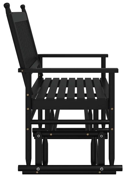 Fekete tömör nyárfa hintapad 118 x 70 x 104,5 cm