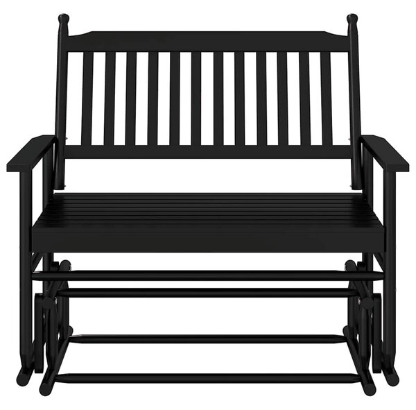 Fekete tömör nyárfa hintapad 118 x 70 x 104,5 cm