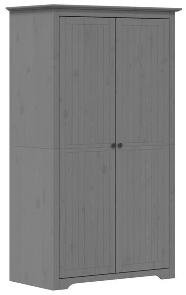 BODO szürke tömör fenyőfa ruhásszekrény 99x53,5x173 cm