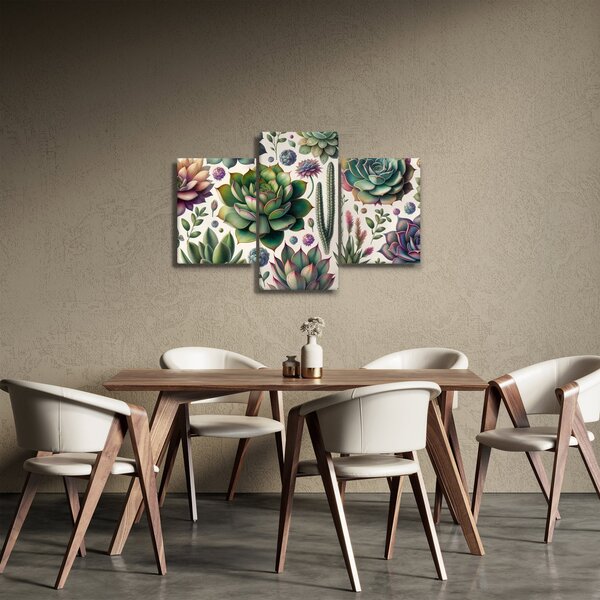 Kép - Pozsgás növények (90x60 cm)