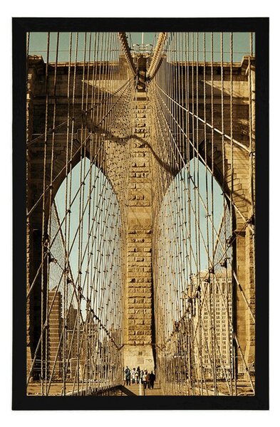 Poszter Manhattan híd New York ban