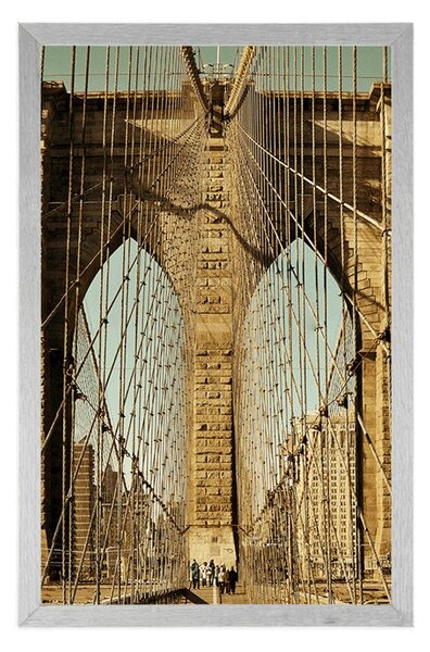 Poszter Manhattan híd New York ban