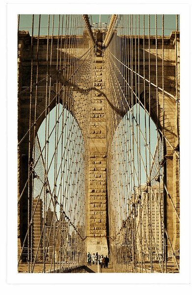 Poszter Manhattan híd New York ban