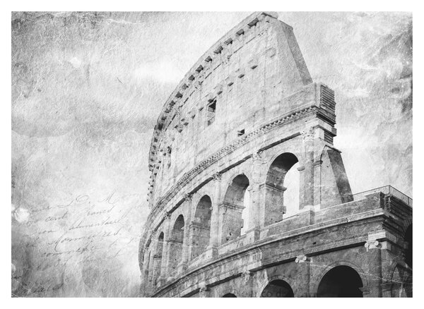 Kép - Vintage képeslap a városról N⁰1 (70x50 cm)