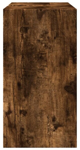 Füstös tölgy színű szerelt fa mosdószekrény 63 x 29 x 55 cm