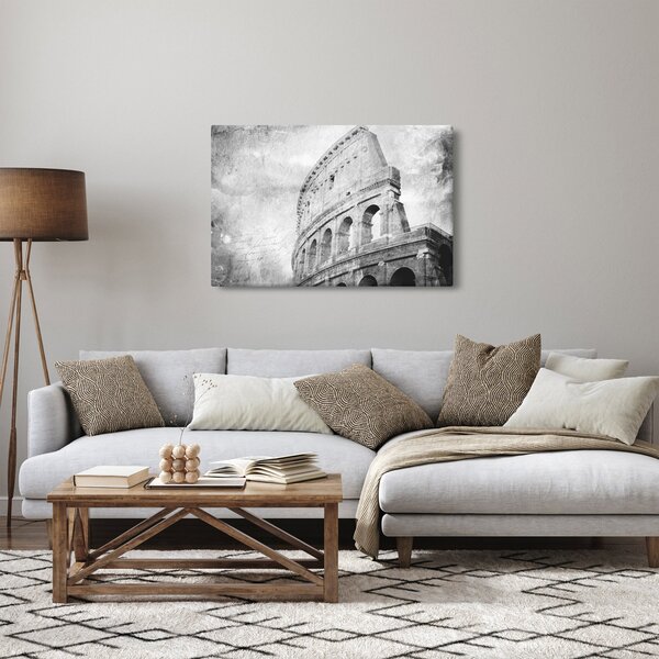 Kép - Vintage képeslap a városról N⁰1 (90x60 cm)