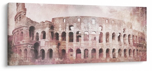 Kép - Vintage képeslap a városról N⁰2 (120x50 cm)
