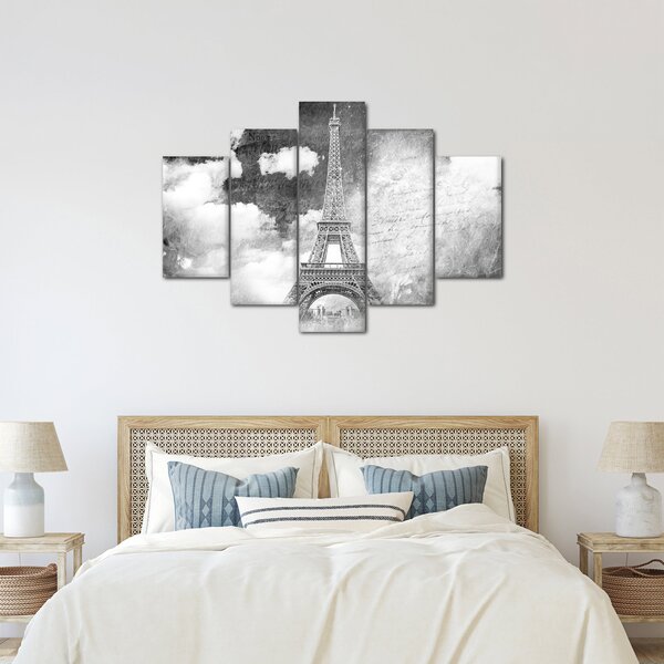 Kép - Vintage képeslap a városról N⁰3 (150x105 cm)