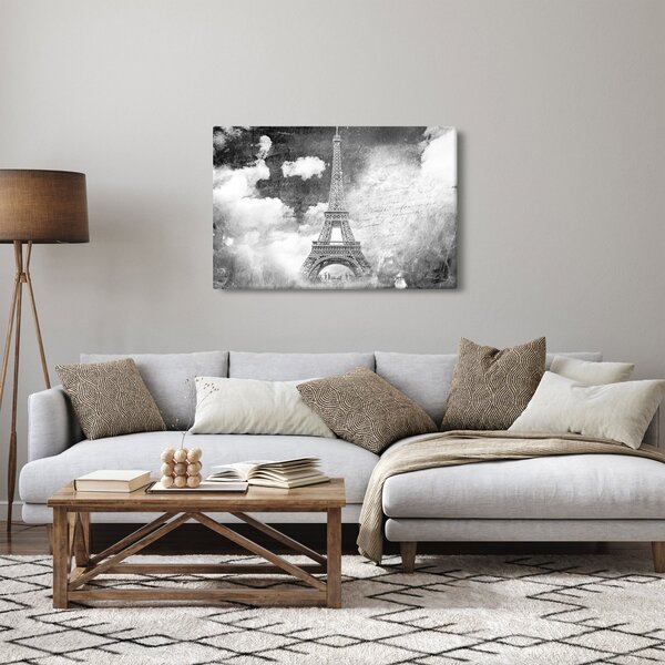 Kép - Vintage képeslap a városról N⁰3 (90x60 cm)