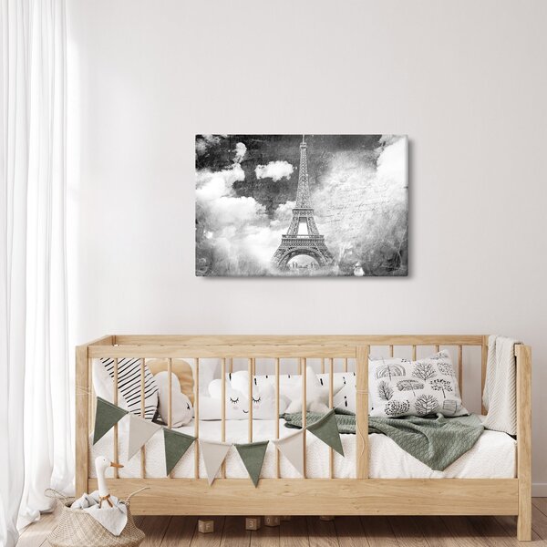 Kép - Vintage képeslap a városról N⁰3 (90x60 cm)