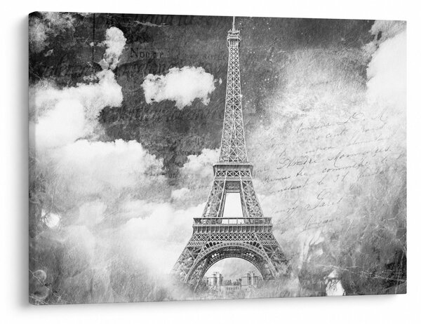 Kép - Vintage képeslap a városról N⁰3 (70x50 cm)